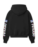 Rhude Petrol Patch Hoodie Black