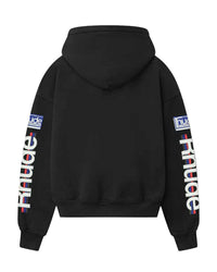 Rhude Petrol Patch Hoodie Black