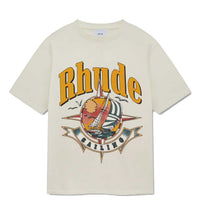 Rhude Port Day Tee Vintage White
