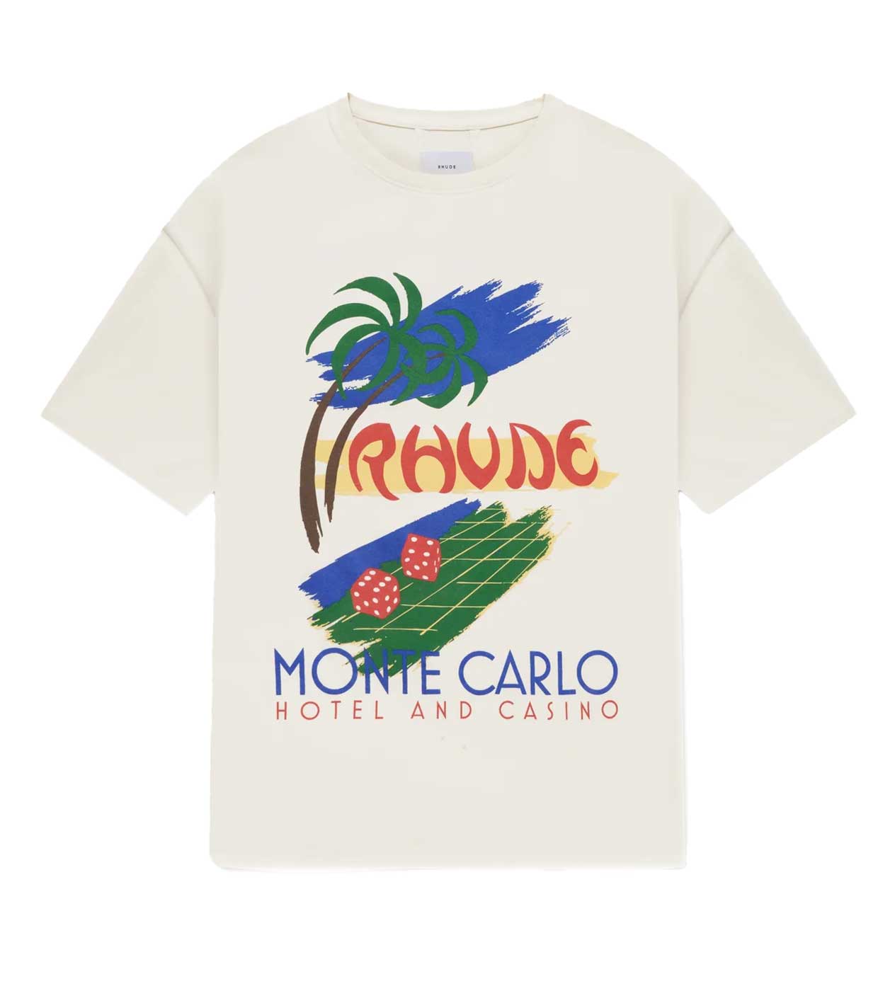 Rhude Roulette Tee Vintage White