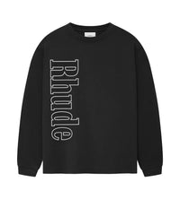 Rhude Side Logo L/S Tee Black