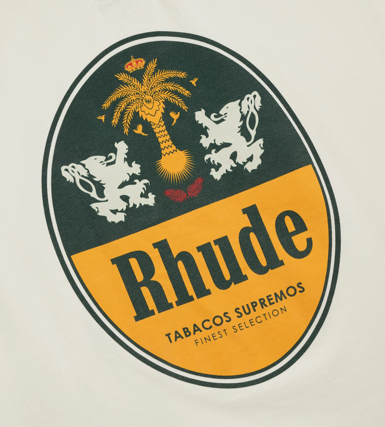 Rhude Tobacco Tee Vintage White