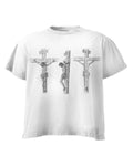 Righteous Drawn Three Perspectives Tee White