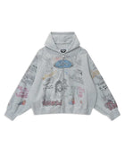 Righteous Jesus My Lord Zip Up Hoodie Grey