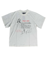 Righteous Jesus Said Tee White