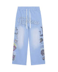 Righteous Jesus Sweatpants Blue