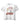 Righteous Like Mike Tee white, boxy tee with faded slogan and cross graphic, front view