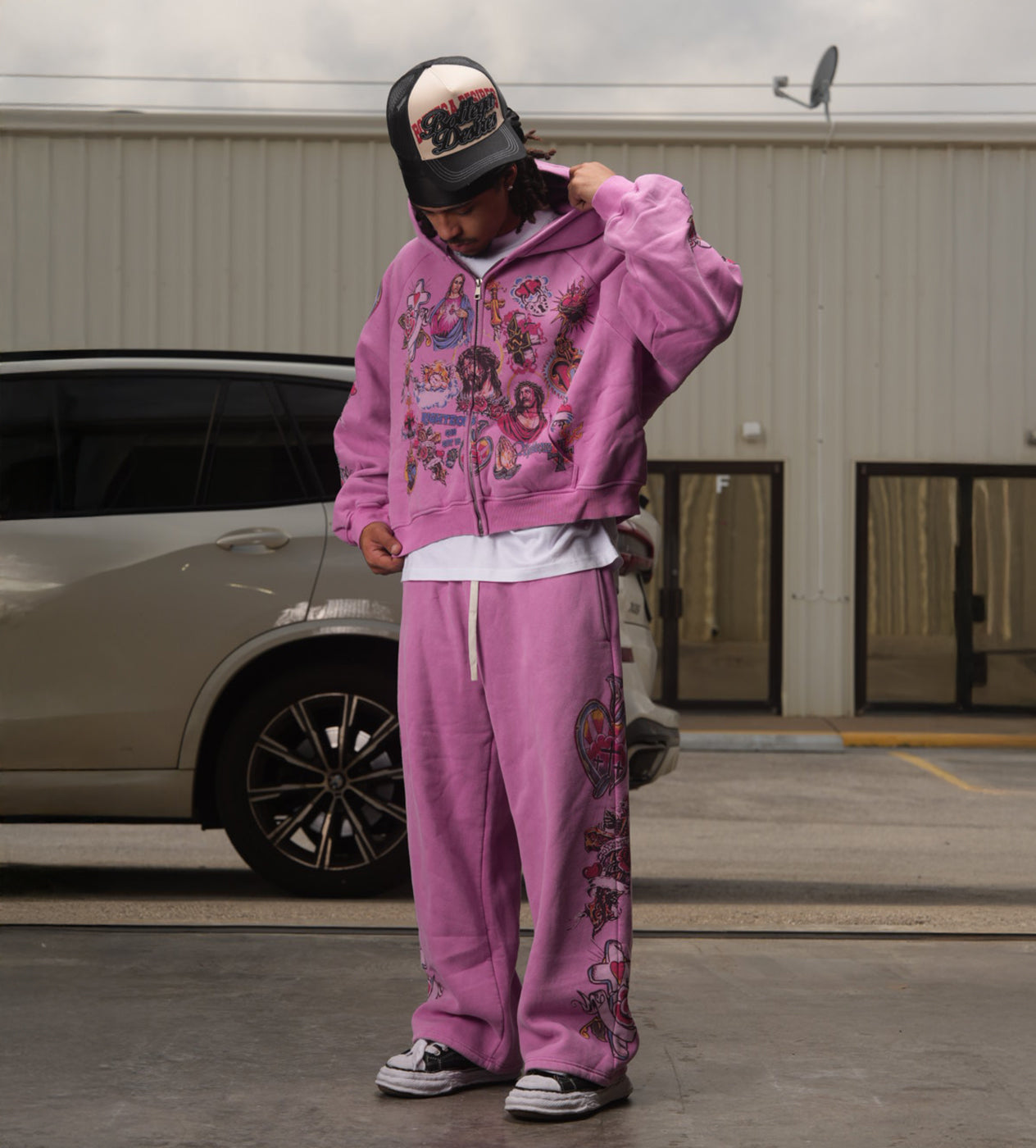 Righteous Risen King Zip Up Hoodie Purple – Restock AR