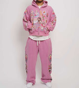 Righteous Risen King Zip Up Hoodie Purple