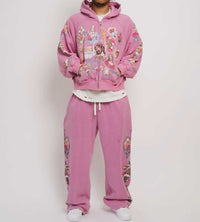 Righteous Risen King Zip Up Hoodie Purple