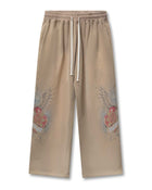 Righteous Sacred Heart Sweatpants Brown