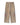 Righteous Sacred Heart sweatpants brown, front view with winged sacred heart leg graphics and drawstring