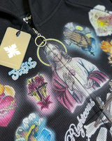 Righteous Ultimate Sacrifice Thermal Zip Up Hoodie Black