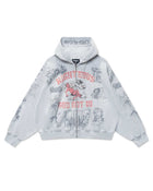 Righteous University Zip Up Grey