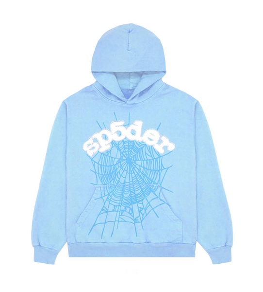 Sp5der Web Hoodie Sky Blue | Restock AR Sp5der Web Hoodie Sky Blue | Restock AR