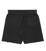 Saint Michael Logo Sweat Shorts Black back view