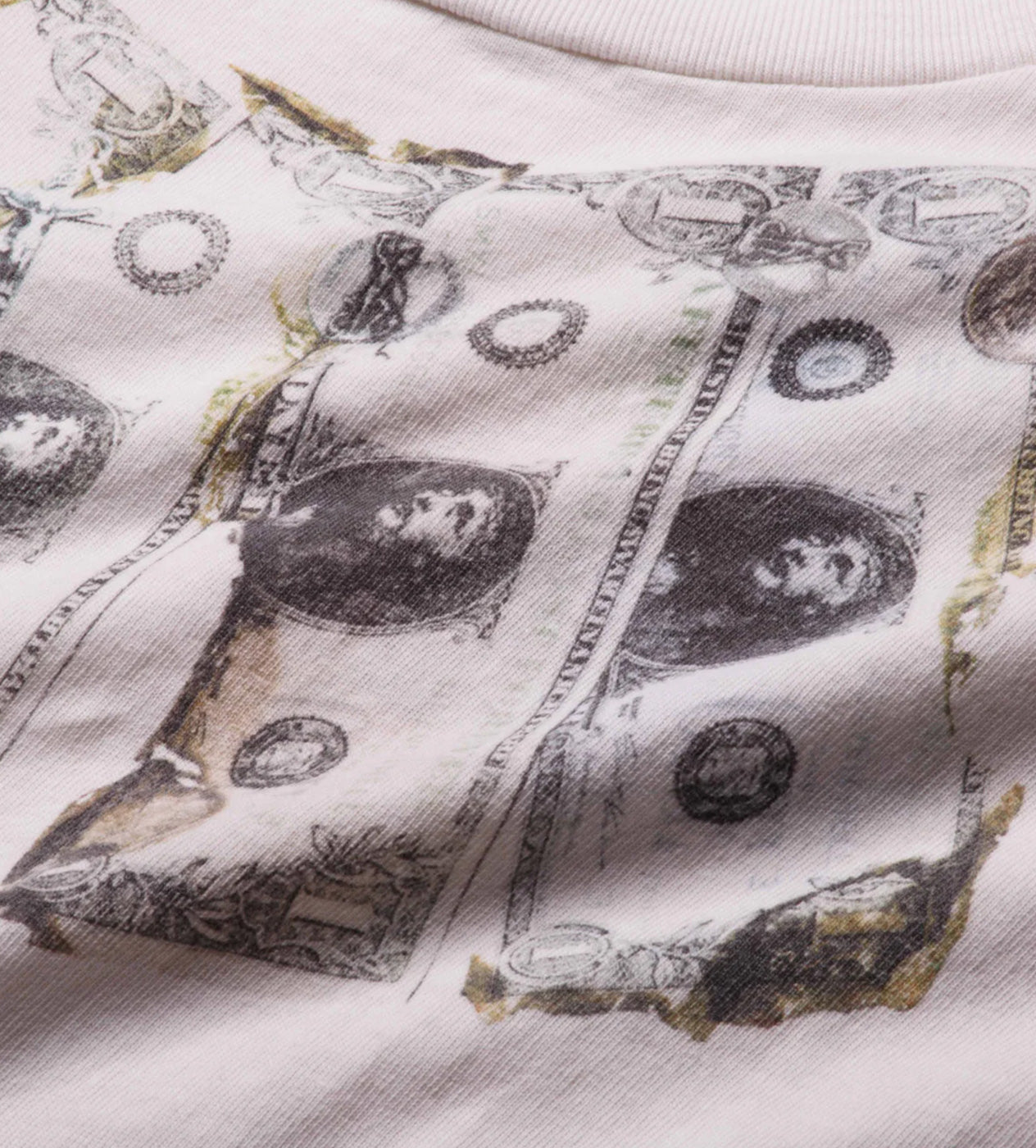 Saint Michael Money Tee Off White – Restock AR