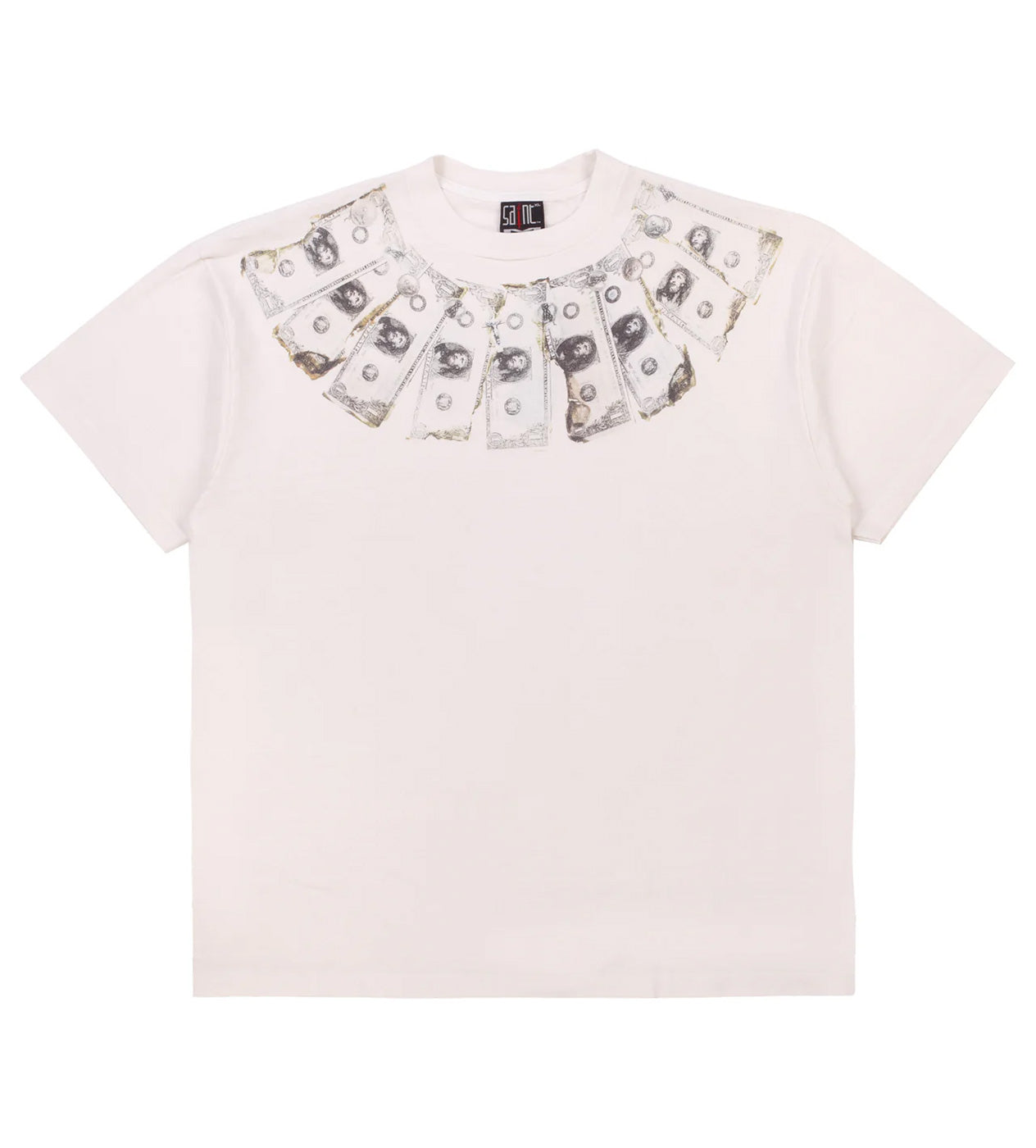 Saint Michael Money Tee Off White Front