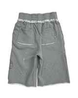 Saint Vanity Badgers Long Shorts Grey