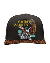 Saint Vanity Cheetah SnapBack Black