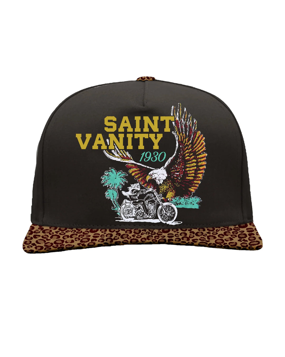 Saint Vanity Cheetah SnapBack Black