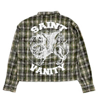 Saint Vanity Flannel Green/Brown