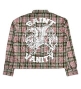 Saint Vanity Flannel Pink/Green