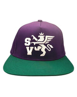 Saint Vanity Griffin Snapback Plum/Green