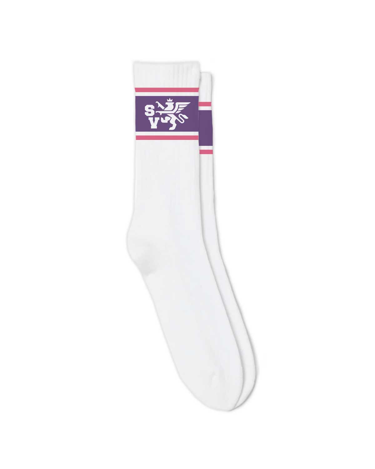 Saint Vanity Griffin Socks Purple