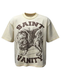 Saint Vanity Griffin Tee Cream/Brown