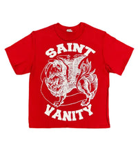 Saint Vanity Griffin Tee Red/White