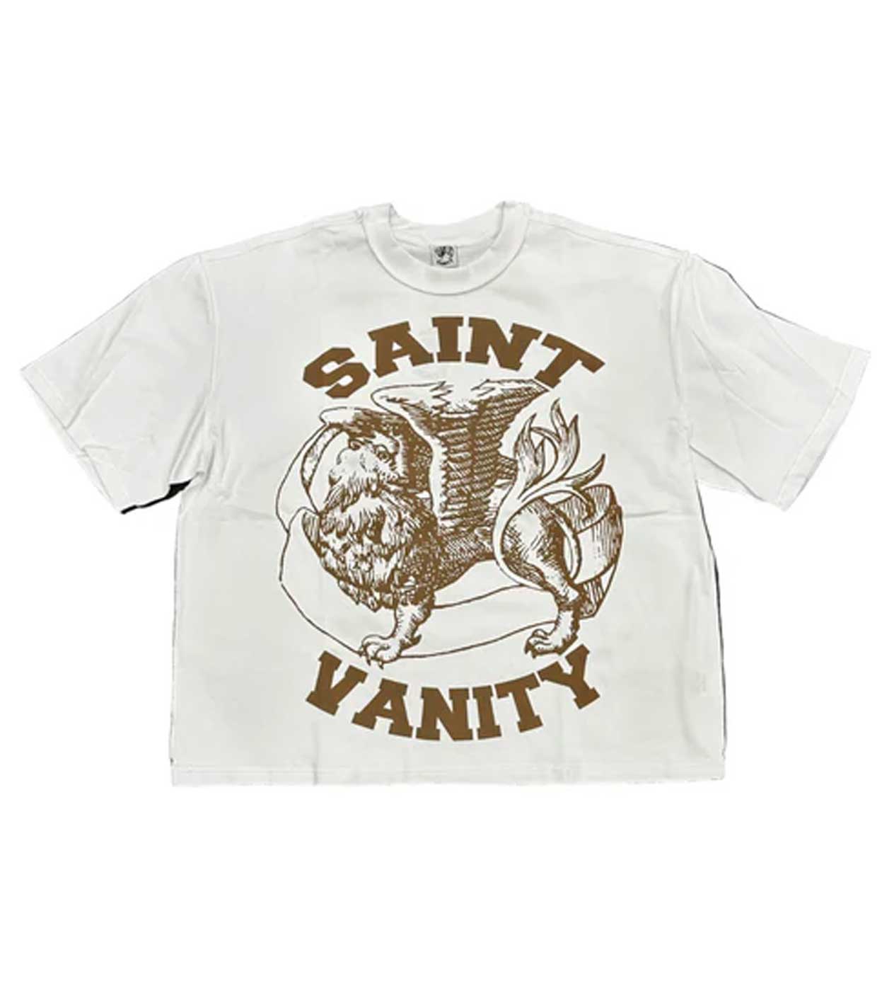Saint Vanity Griffin Tee White/Brown