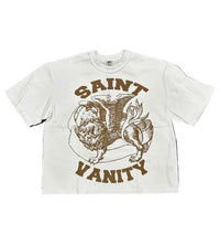 Saint Vanity Griffin Tee White/Brown