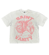 Saint Vanity Griffin Tee White/Pink