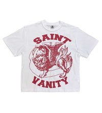Saint Vanity Griffin Tee White/Red
