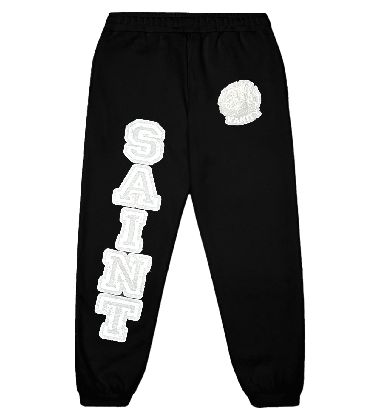 Saint Vanity Logo Sweatpants Black