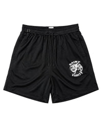 Saint Vanity Mesh Shorts Black