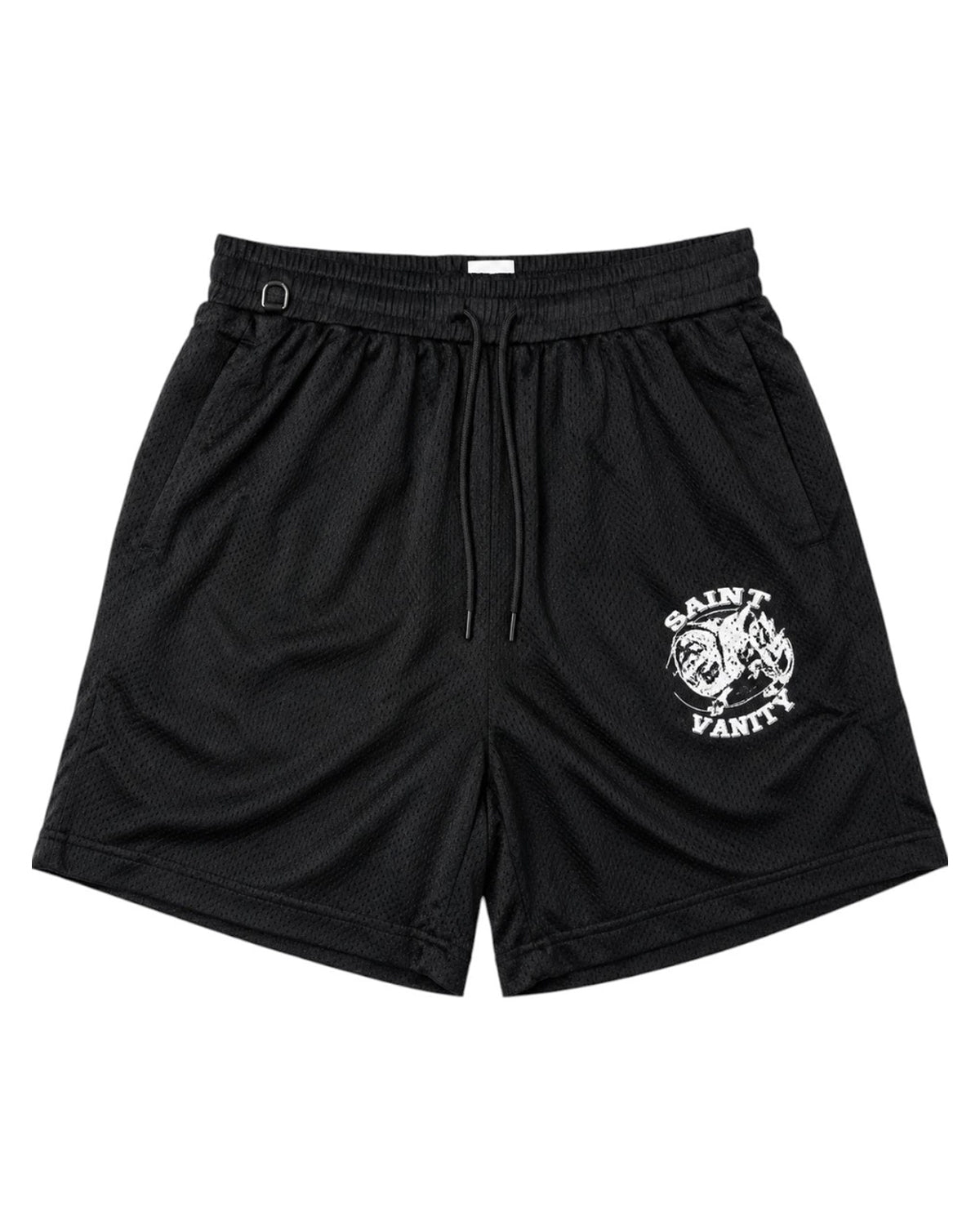 Saint Vanity Mesh Shorts Black