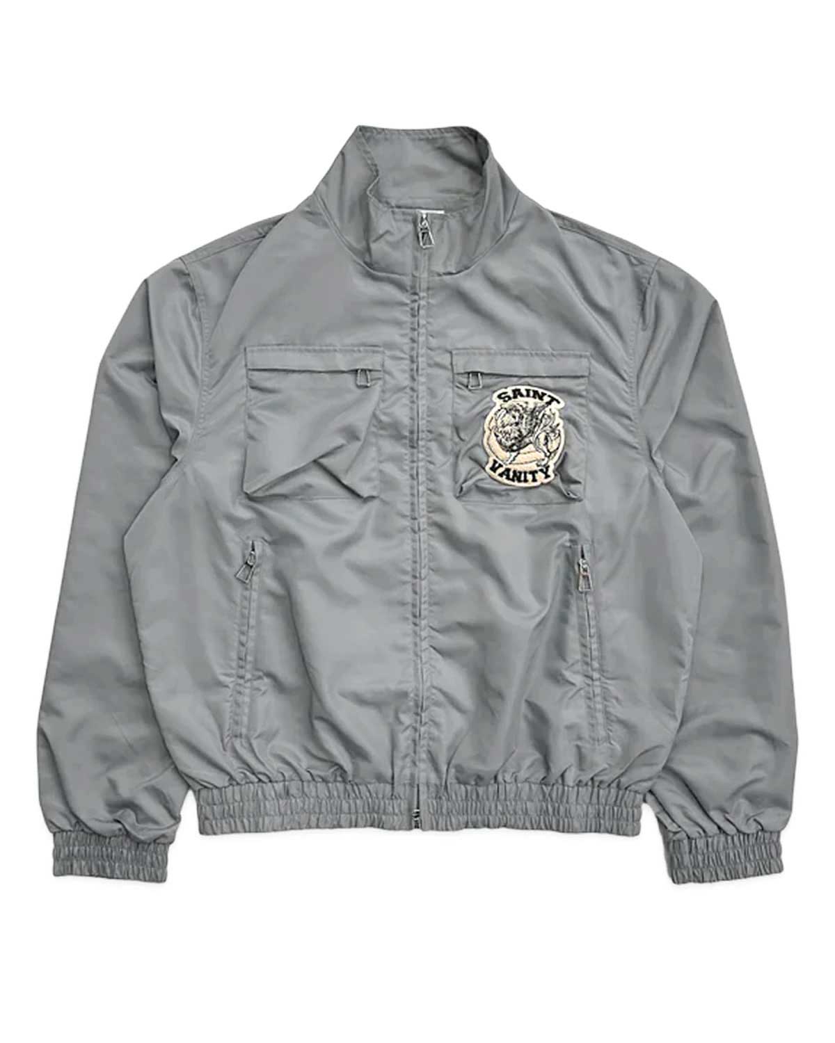 Saint Vanity Nylon Cargo Jacket Grey