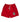 Saint Vanity Nylon Cargo Logo Button Shorts Red