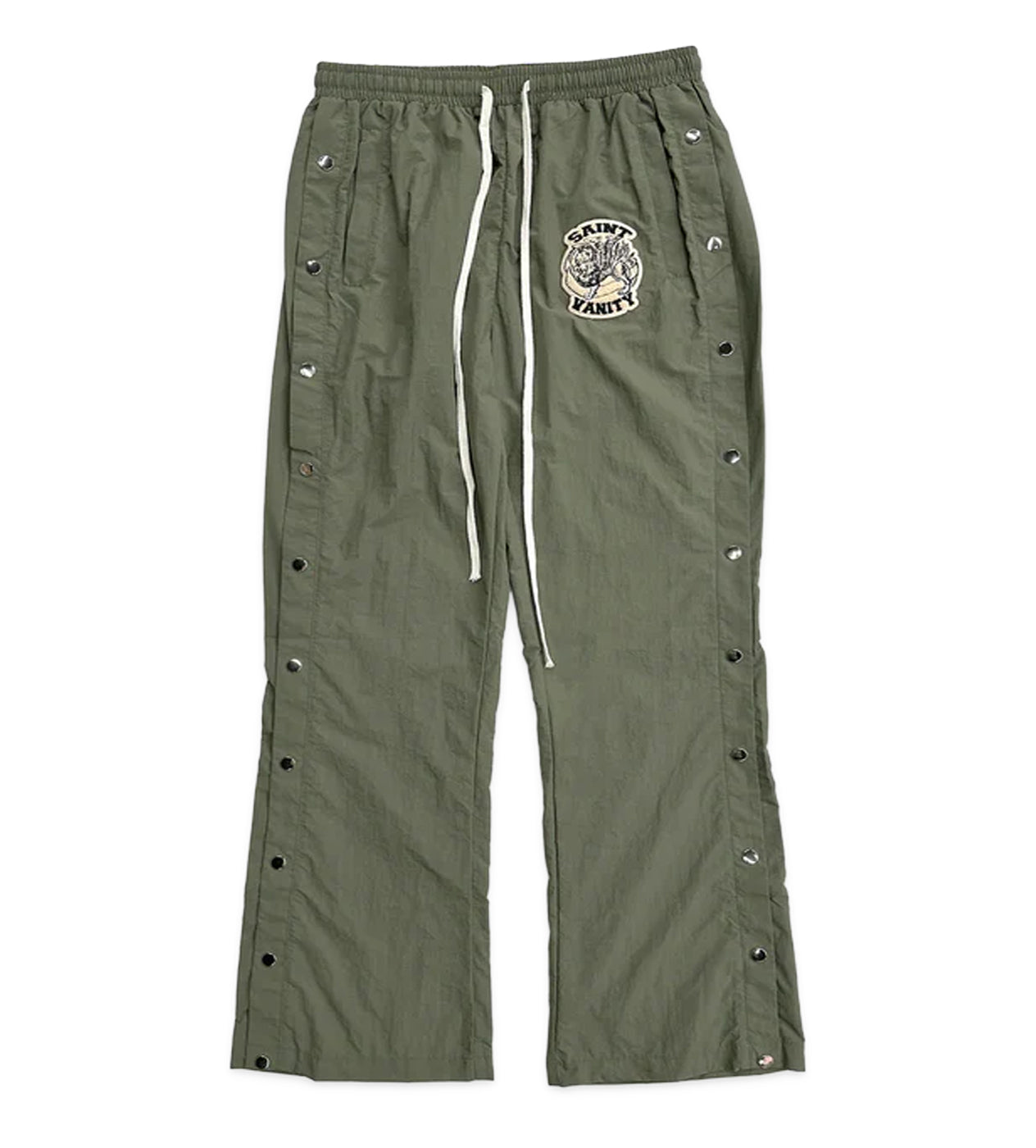 Saint Vanity Nylon Pants Army Green