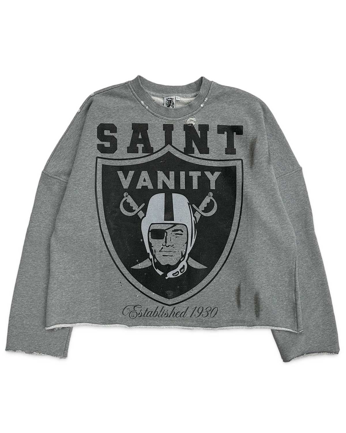 Saint Vanity Oakland Crewneck Grey