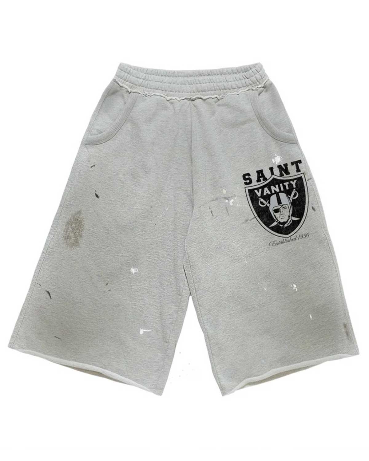 Saint Vanity Oakland Long Shorts Grey