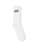 Saint Vanity SV Flag Socks White/Red