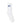 Saint Vanity SV Flag Socks white/blue, white ribbed crew socks with a navy SV flag logo at the ankle