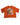 Saint Vanity Saint Love Crewneck Tee Orange, washed orange tee with a Renaissance Madonna portrait print, front view