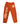 Saint Vanity Saint Love Sweatpants Orange, burnt orange fleece joggers with cream SAINT letters down the leg, front view