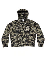 Saint Vanity Summer Camo Nylon Hooded Cargo Jacket