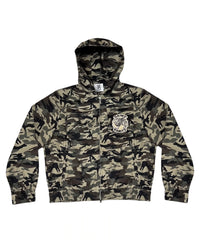 Saint Vanity Summer Camo Nylon Hooded Cargo Jacket