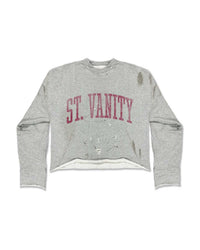 Saint Vanity Sun Devils Crewneck Grey